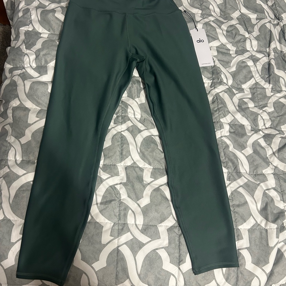 ALO Yoga Clover Green High-Waist Leggings